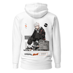 Anime Hoodie (White Hair Black Coat)